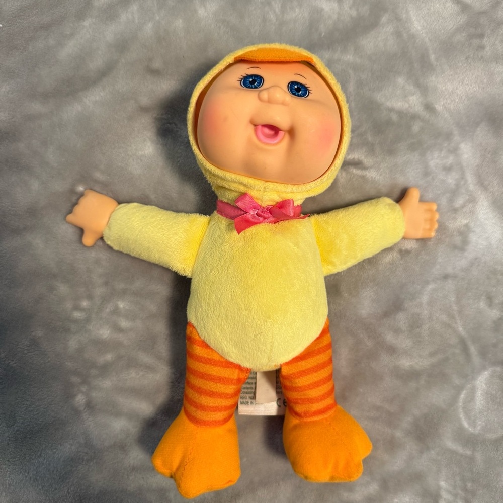 Cabbage Patch Kids Duck Chick‎ Plush Doll Yellow 2016 CPK Soft Stuffed Toy